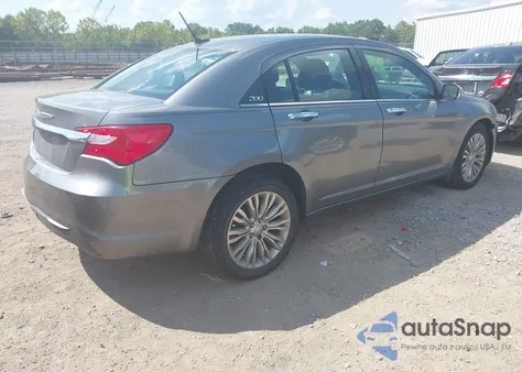 2012 Chrysler 200 Limited из США, поврежденный, VIN 1C3CCBCB6CN125772